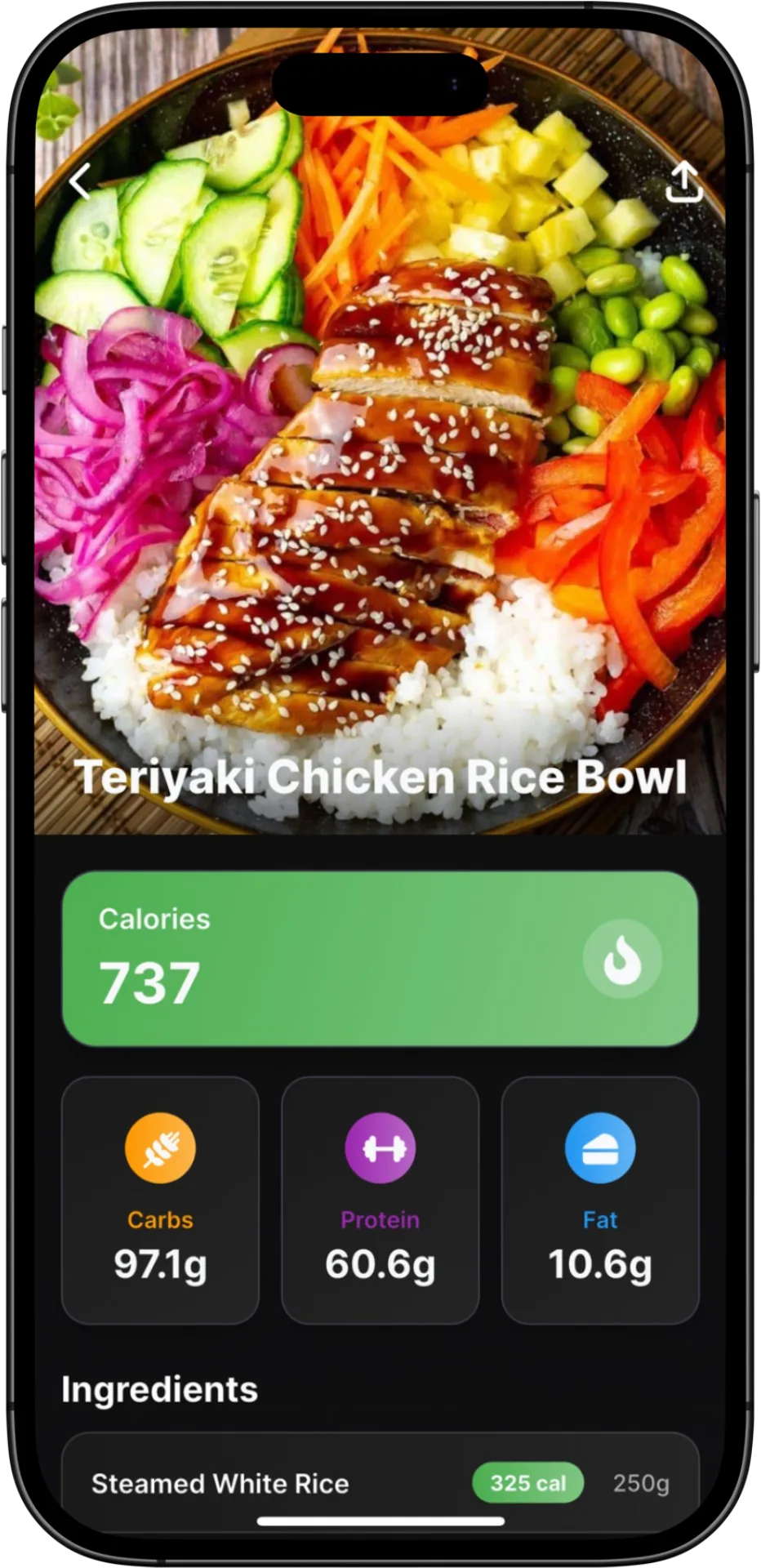 FitFlow app AI food scanner recognizing meals from photos for instant calorie and nutrition tracking